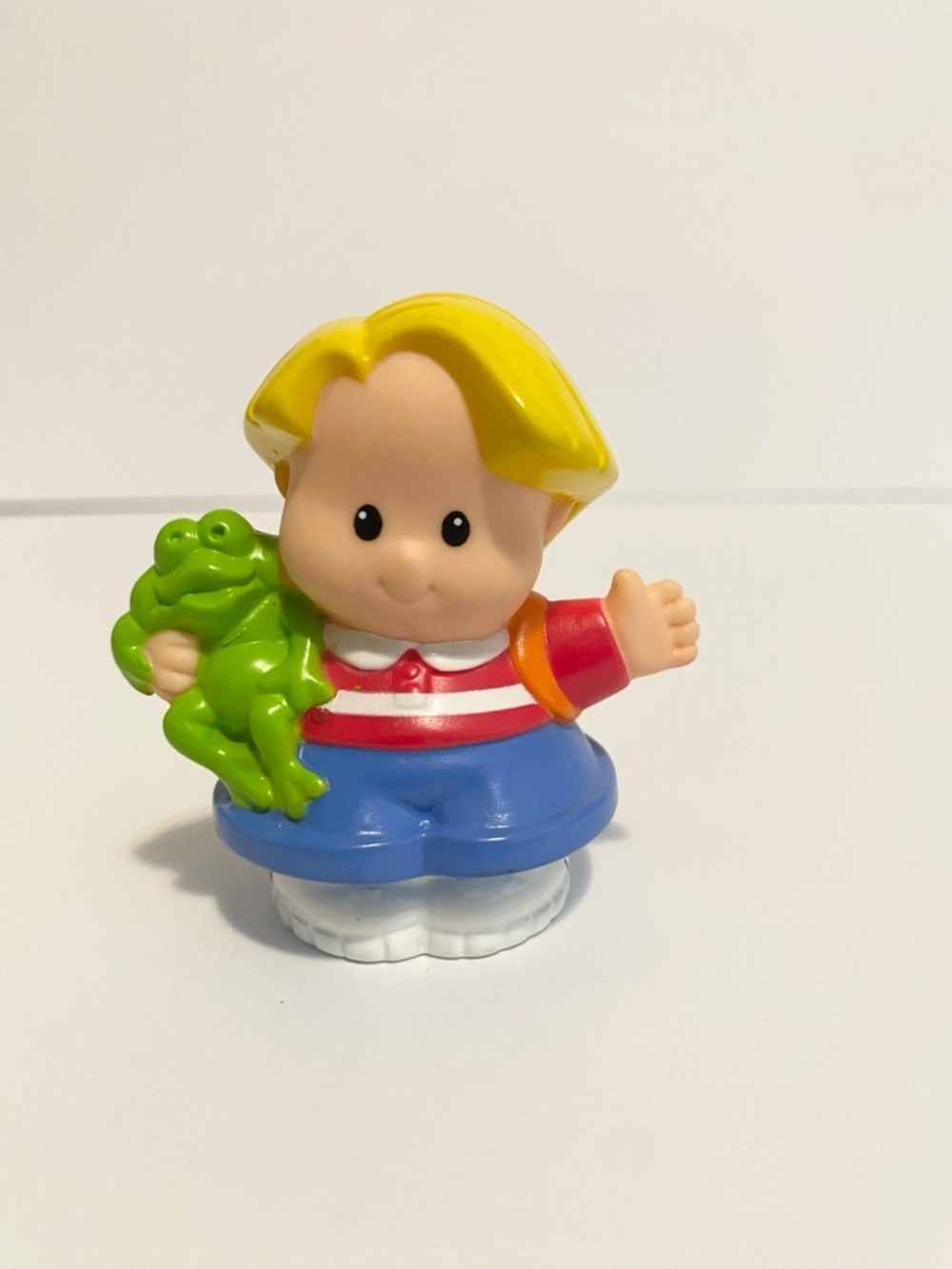 Little People Boy w Frog School Dollhouse Figure Fisher Price Toy Doll 4/$20 🛑
